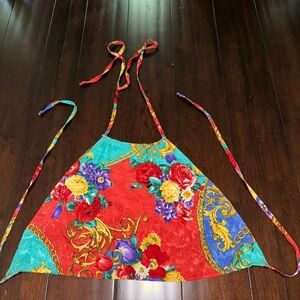 American Apparel California Select Multicolor Floral Crop Top